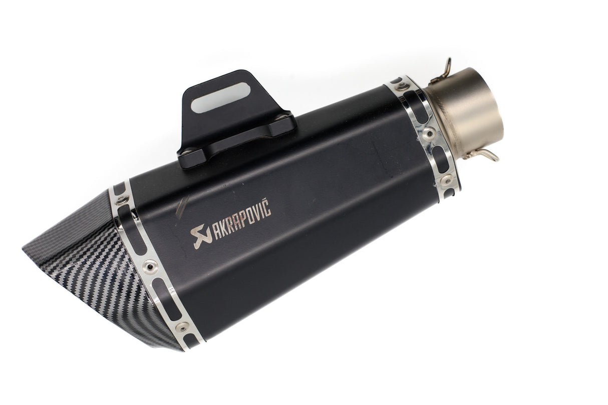 PIPETA AKRAPOVIC CUADRADA NEGRA