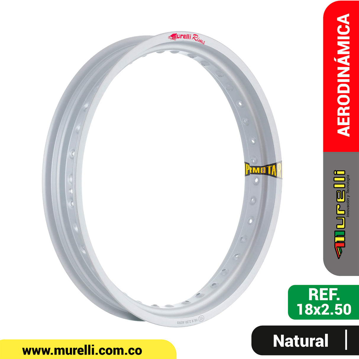 RIN 250 X 18 AERODINAMICO NATURAL MURELLI