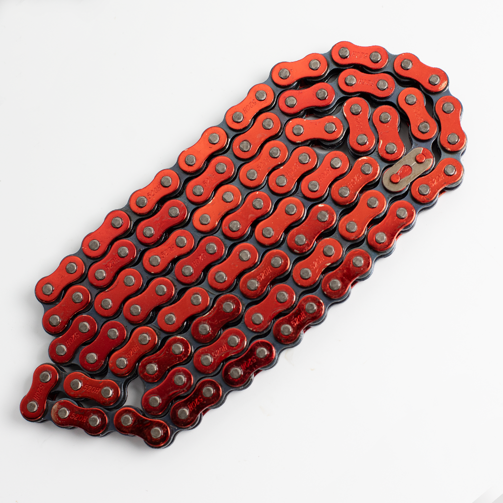 CADENA 428-132 ORING ROJA