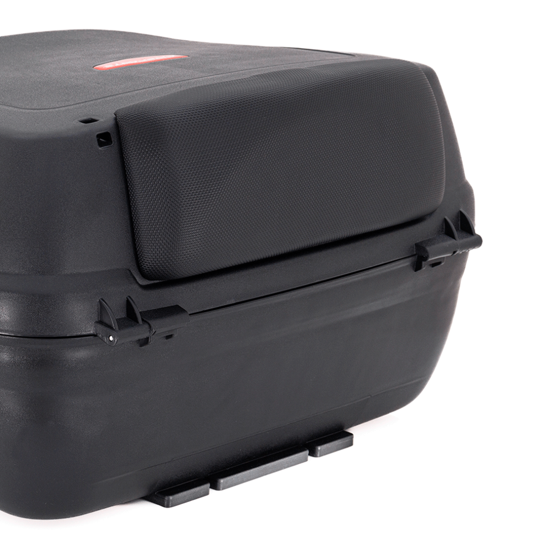 MALETAS PLASTICAS NUCLEAON CASE E60 40 LITROS NEGRA-ROJO