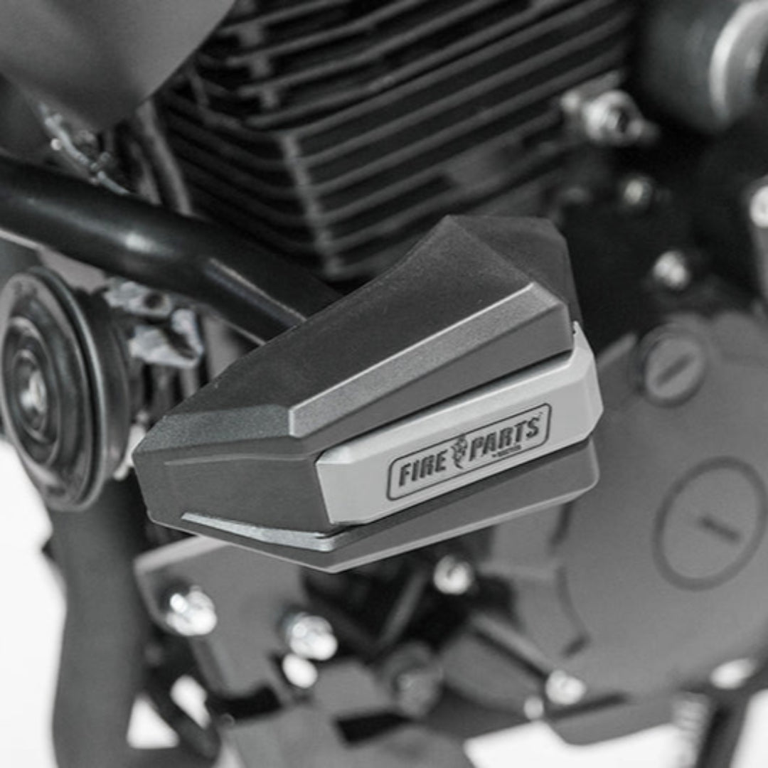 DEFENSA GHOST NEGRO-GRIS YAMAHA FZ 25