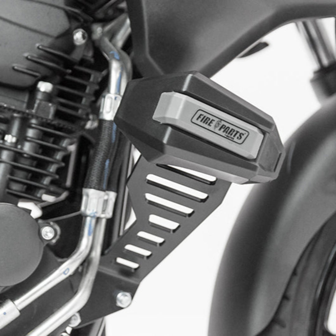 DEFENSA GHOST NEGRO-GRIS YAMAHA FZ 25