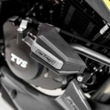 DEFENSA GHOST NEGRO-GRIS TVS APACHE 200