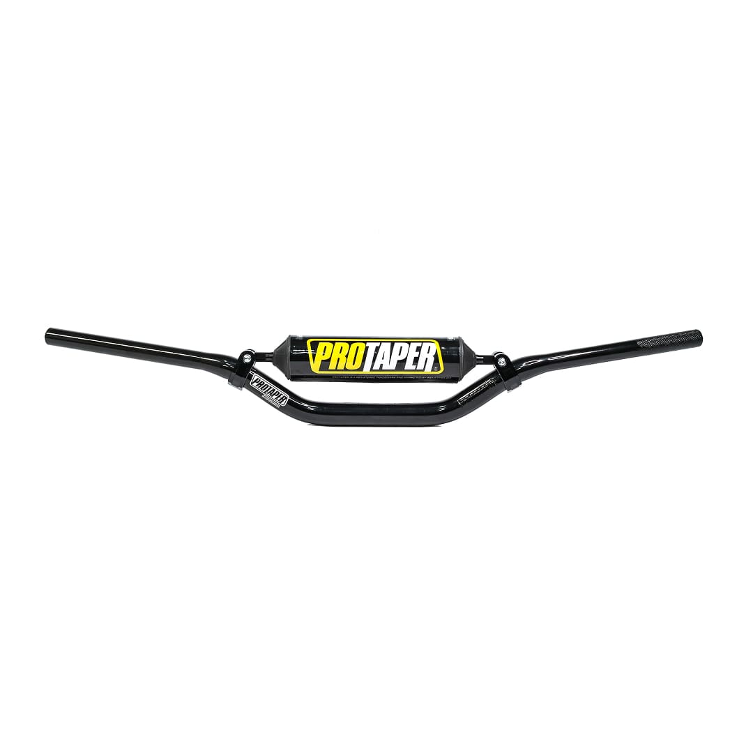 KIT MANUBRIO STRONG BAJO NEGRO BRILLANTE  (INCLUYE BASES)