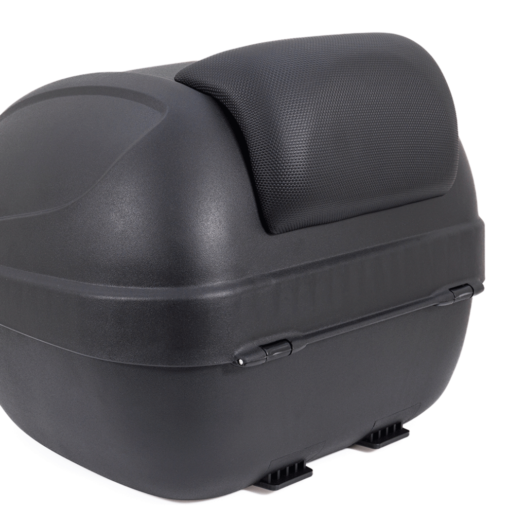 MALETA PLASTICA CARGO CASE FP33 DE 30 LITROS NEGRA CON ROJO
