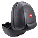 MALETA PLASTICA CARGO CASE FP33 DE 30 LITROS NEGRA CON ROJO