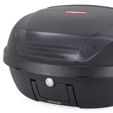 MALETA PLASTICA CROSSER CASE E65 DE 52 LITROS NEGRA CON NEGRA