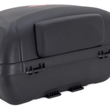 MALETA PLASTICA CROSSER CASE E65 DE 52 LITROS NEGRA CON NEGRA