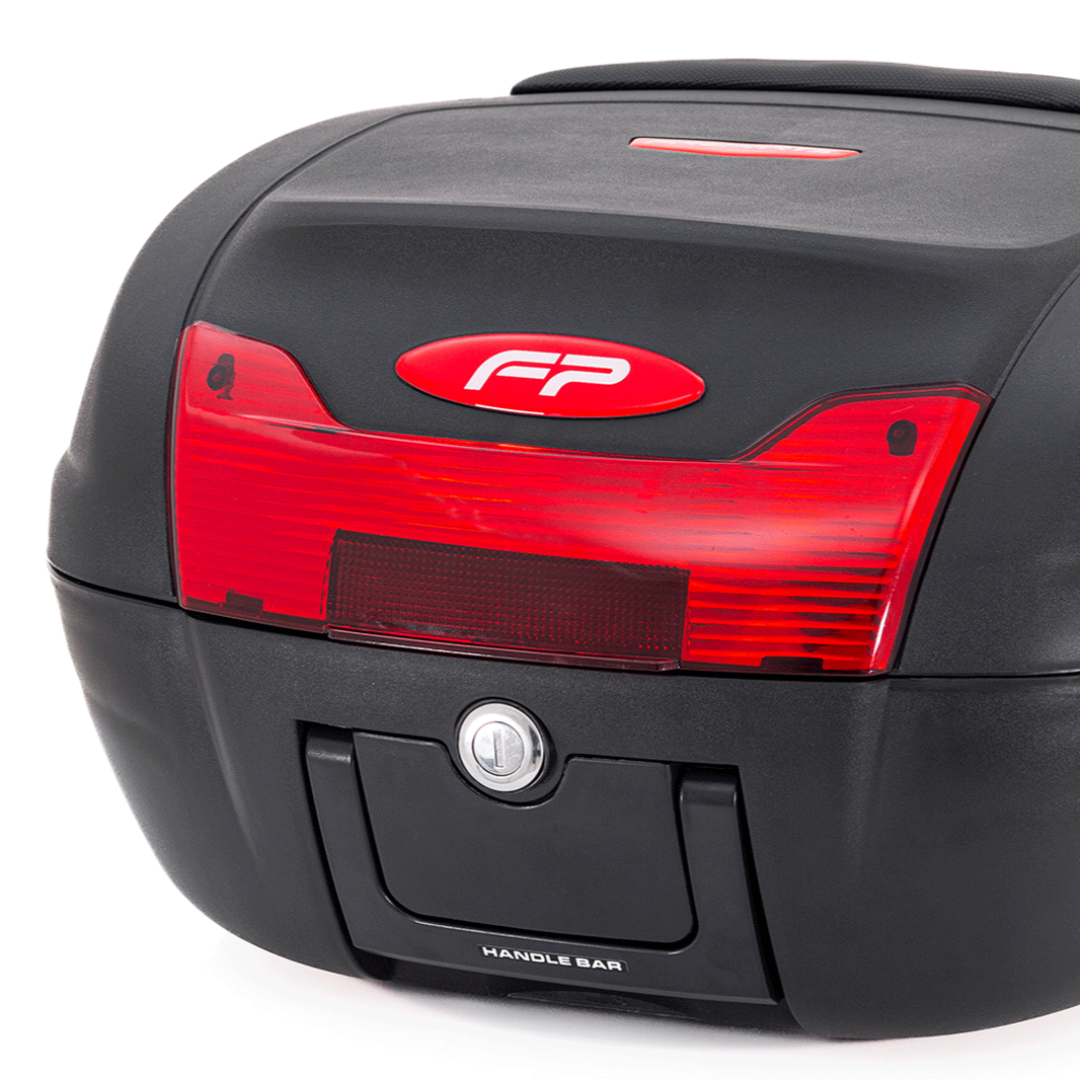 MALETAS PLASTICAS NUCLEAON CASE E60 40 LITROS NEGRA-ROJO