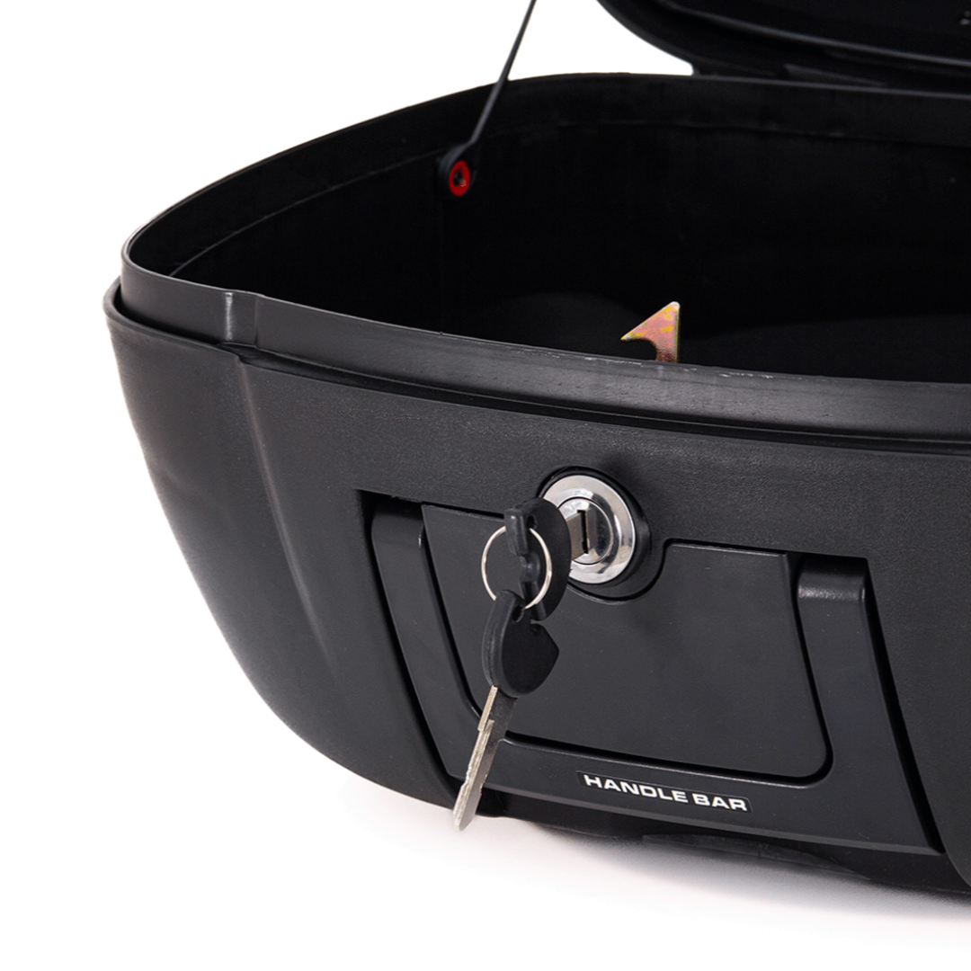 MALETAS PLASTICAS NUCLEAON CASE E60 40 LITROS NEGRA-ROJO