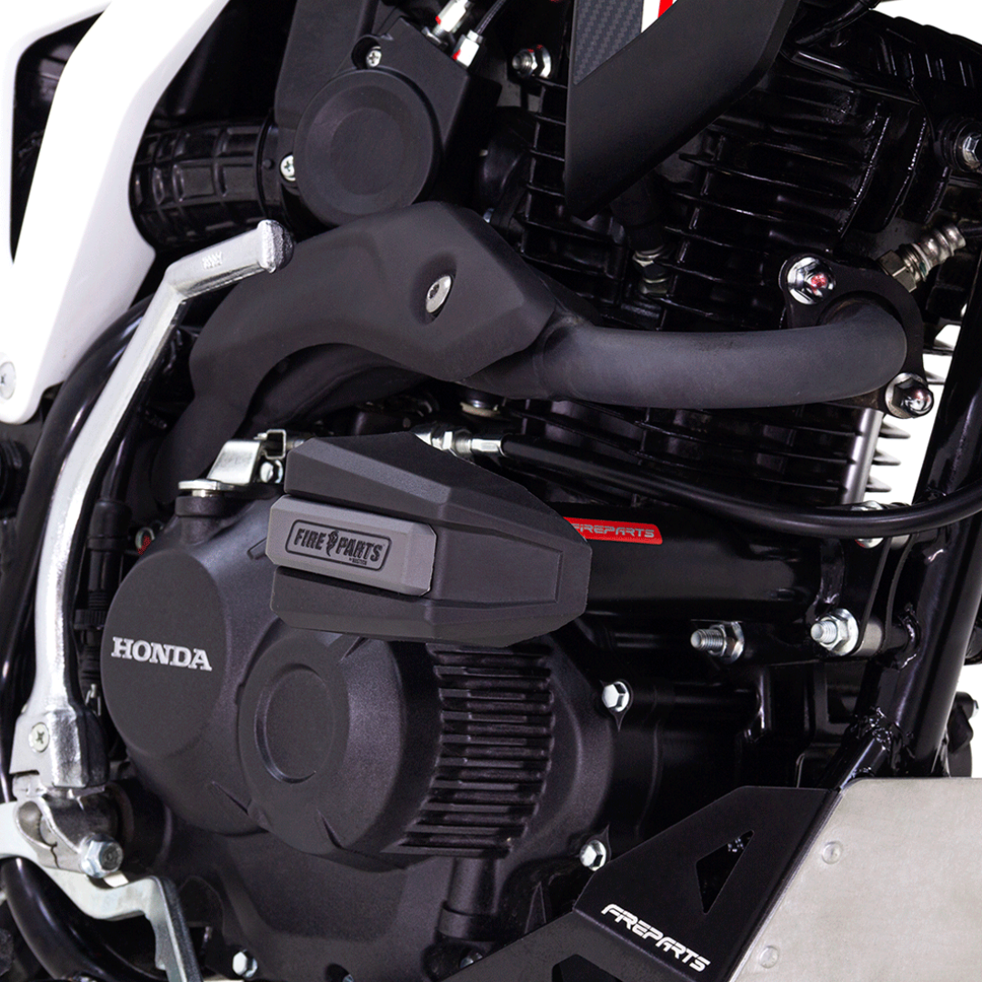 DEFENSA GHOST XRE 300 NEGRO-GRIS